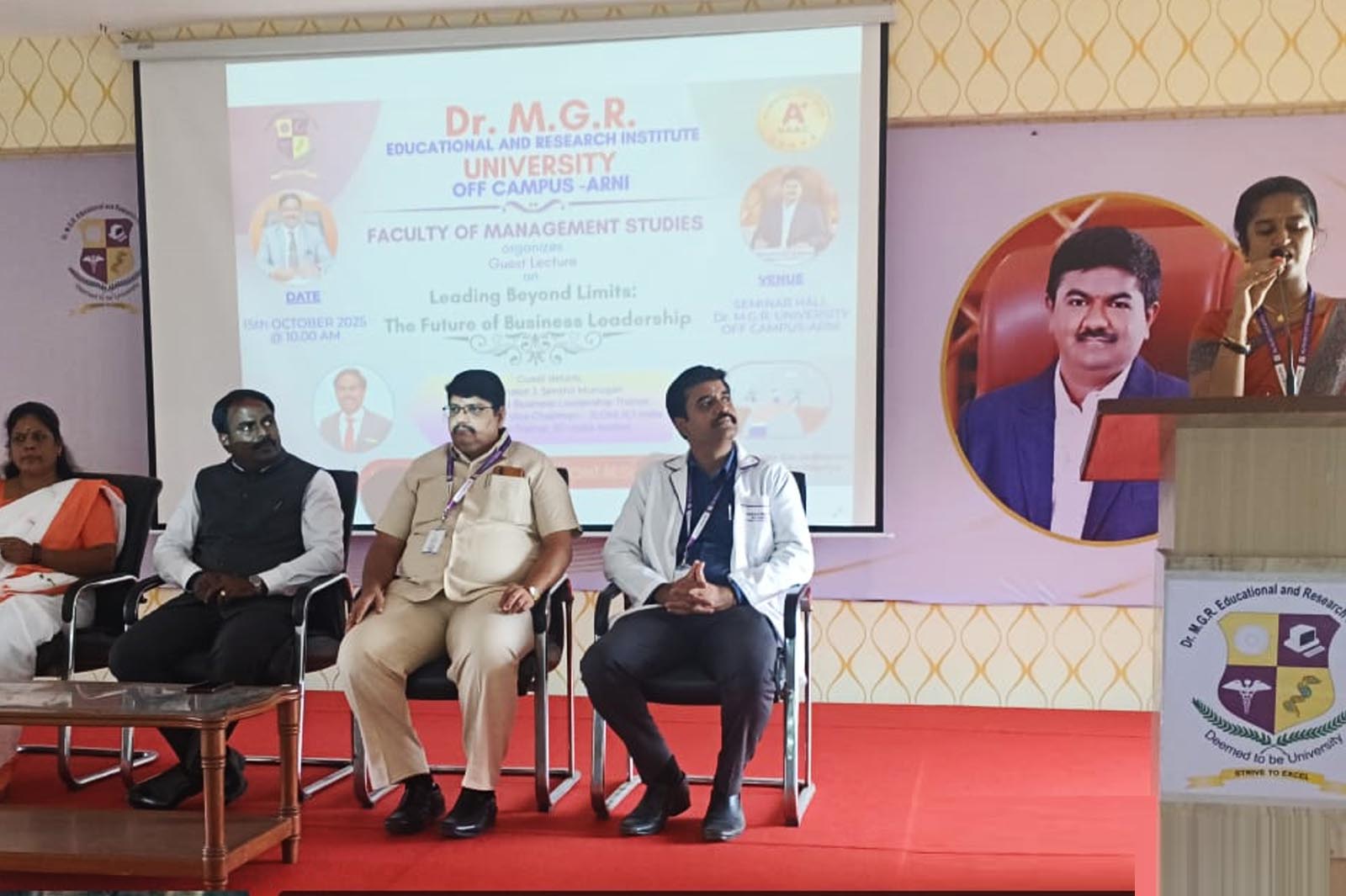 Guest Lecture on Leading Beyond Limits: The Future of Business Leadership